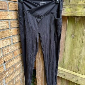 Black Blogilates Crossover Waistband Leggings